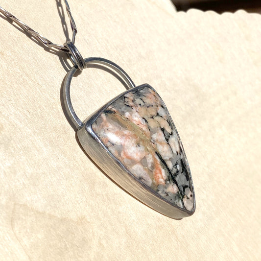 Granite Pendant Necklace - Stone Treasures by the Lake
