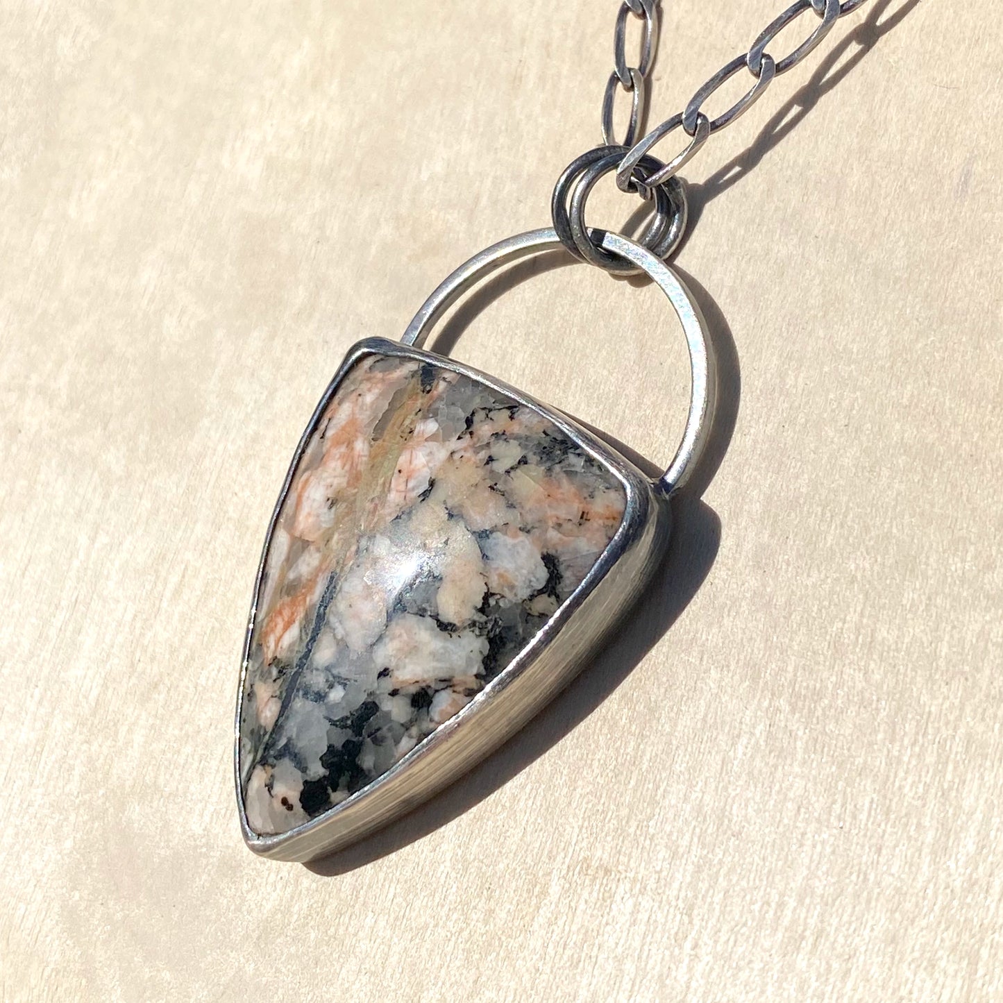 Granite Pendant Necklace - Stone Treasures by the Lake
