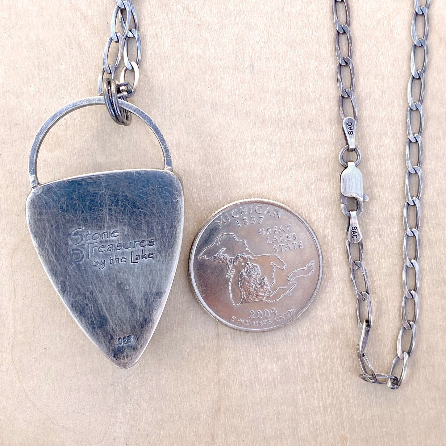 Granite Pendant Necklace - Stone Treasures by the Lake