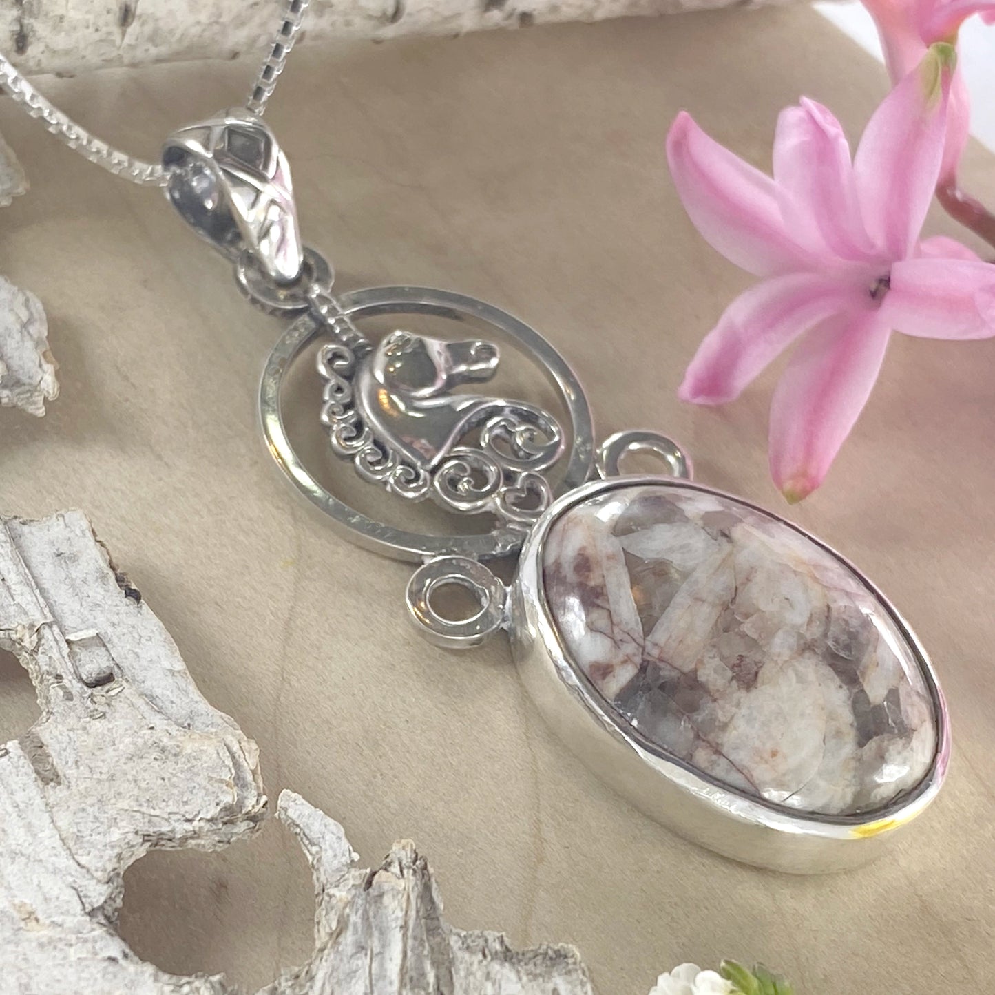 Granite Pendant Necklace - Stone Treasures by the Lake