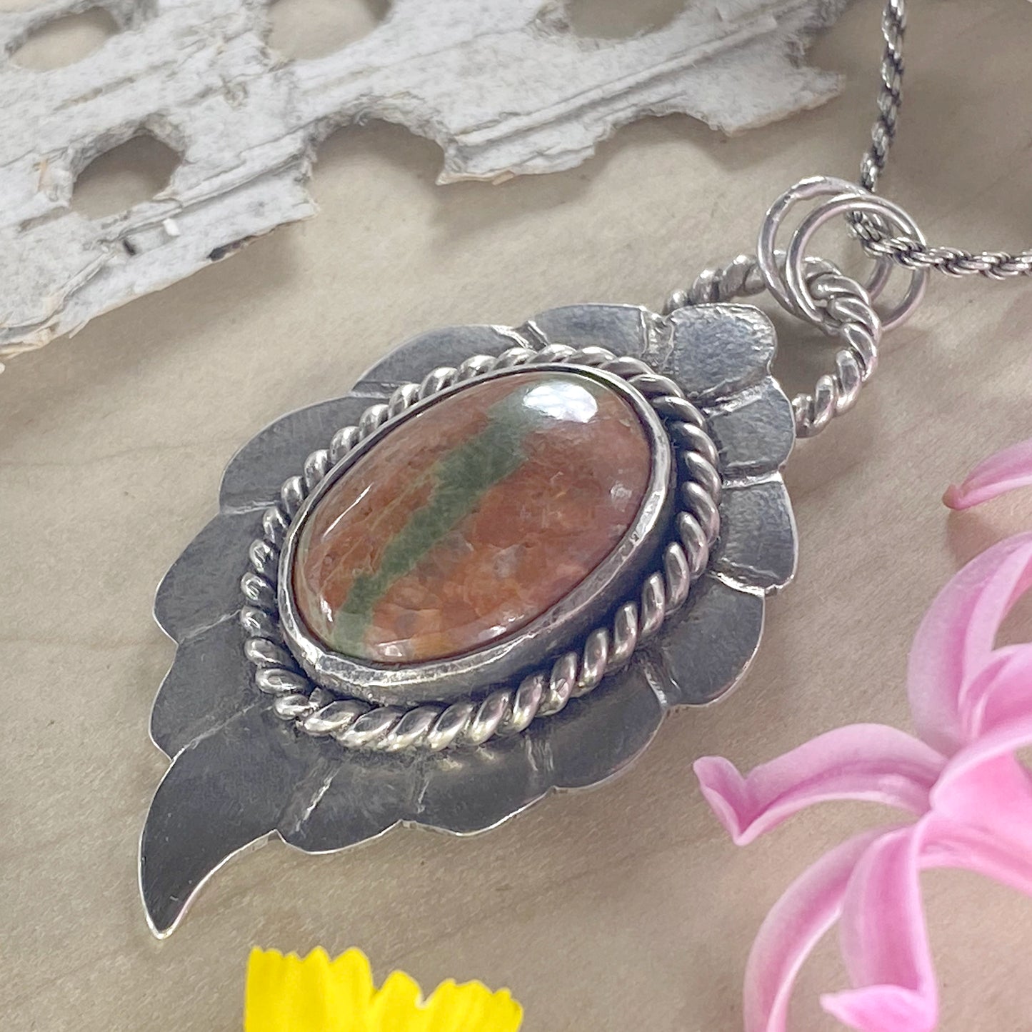 Granite Pendant Necklace - Stone Treasures by the Lake