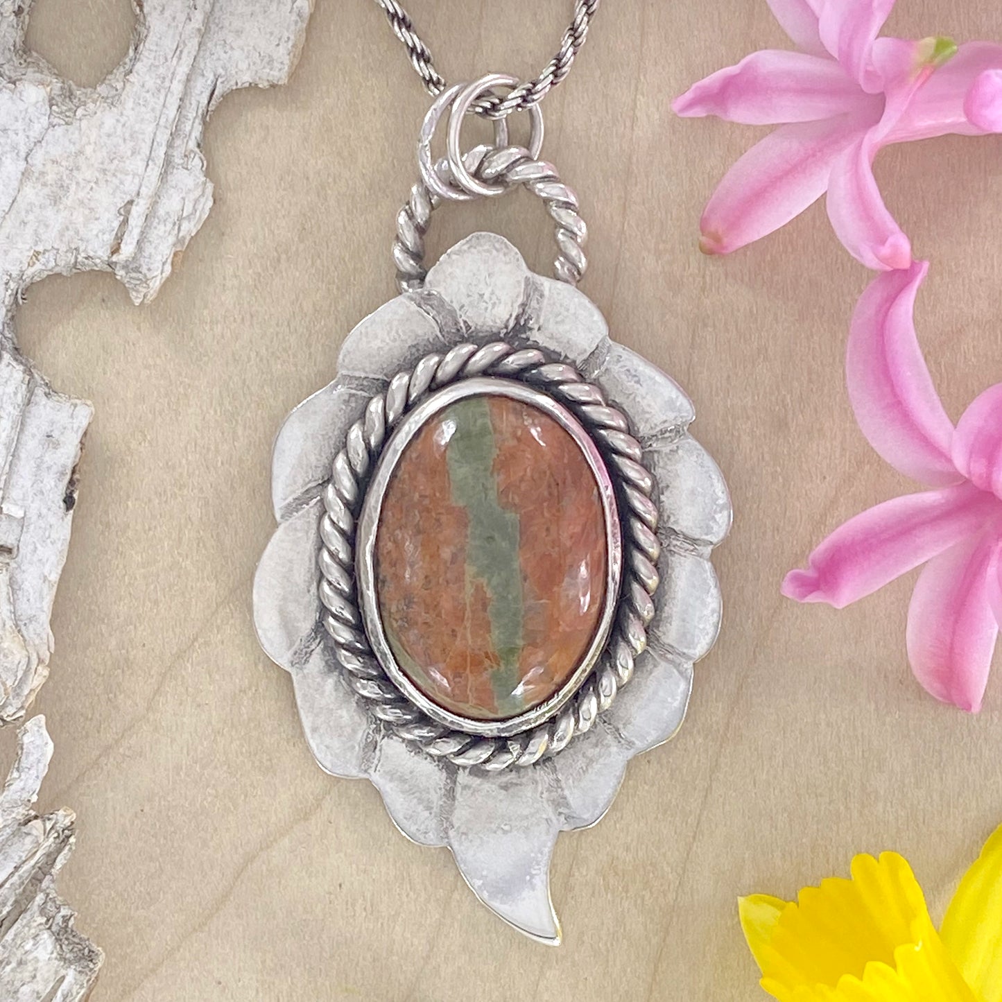 Granite Pendant Necklace - Stone Treasures by the Lake