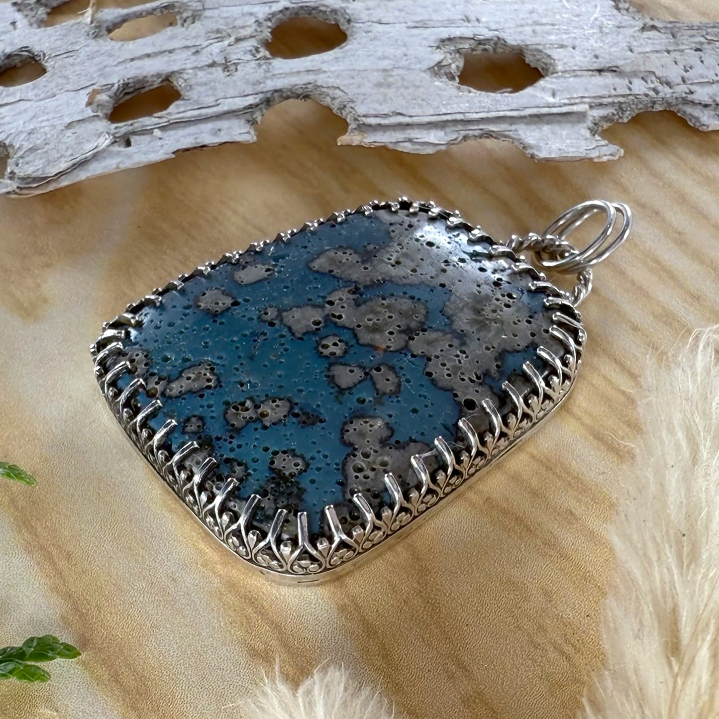 Leland Blue Pendant - Stone Treasures by the Lake