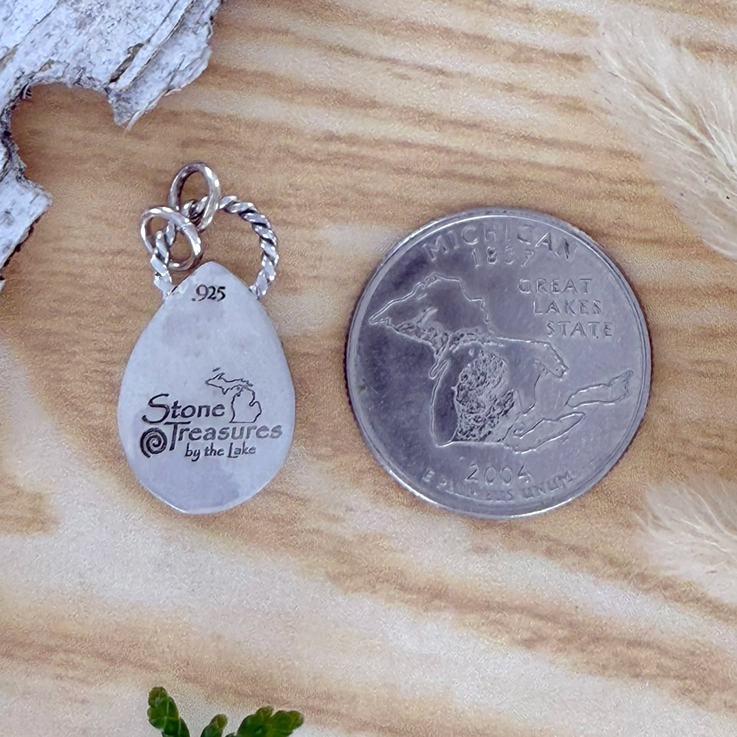 Leland Blue Pendant - Stone Treasures by the Lake