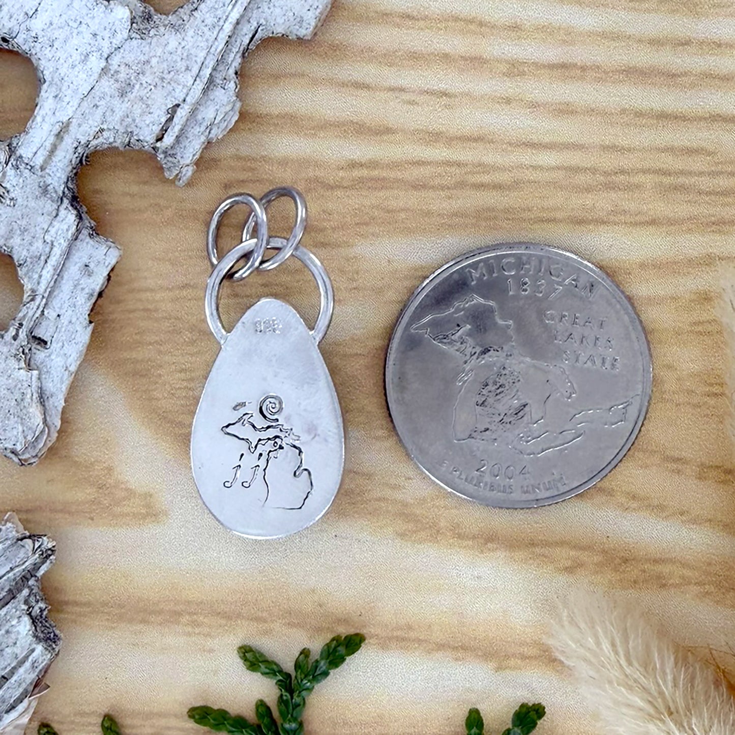 Petoskey Stone Pendant - Stone Treasures by the Lake