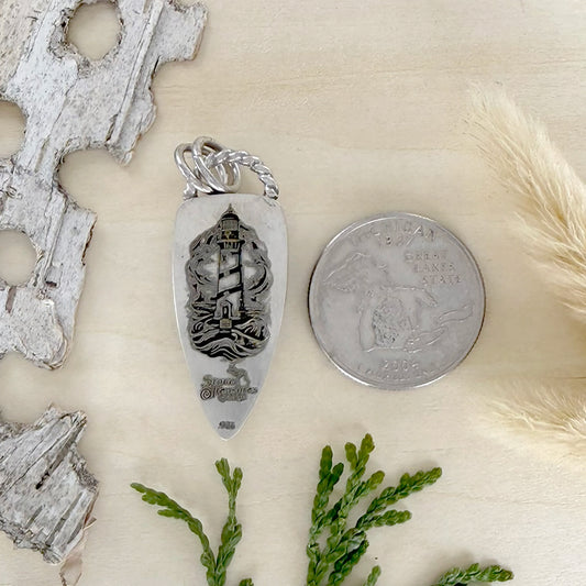 Lake Michigan Granite Pendant - Stone Treasures by the Lake