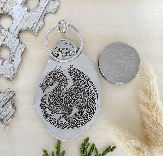 Petoskey Stone Pendant - Stone Treasures by the Lake