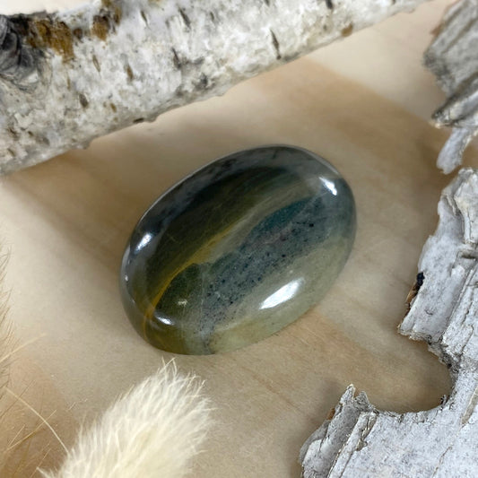 Basalt Cabochon Front View II - Stone Treasures by the Lake
