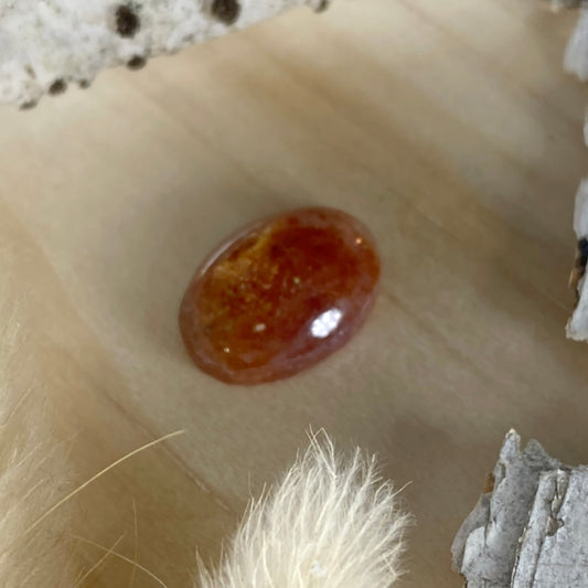 Sunstone Cabochon Front View II - Stone Treasures by the Lake