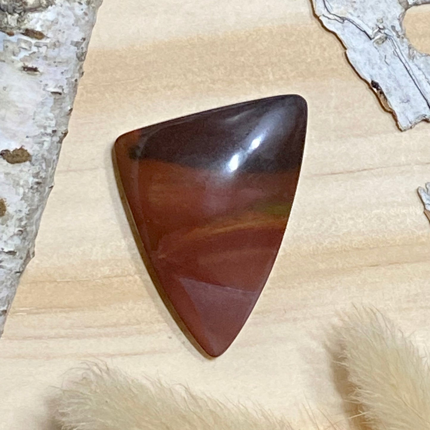 Munjina Stone Cabochon Front View - Stone Treasures by the Lake