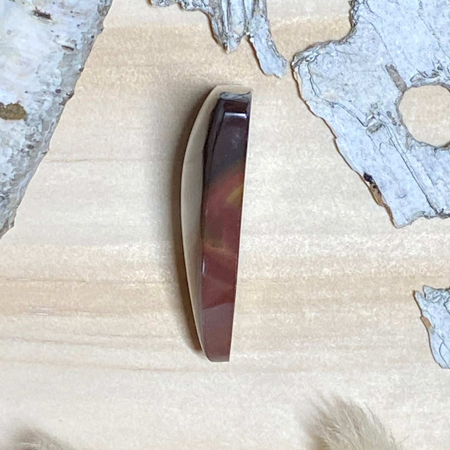 Munjina Stone Cabochon Side View - Stone Treasures by the Lake