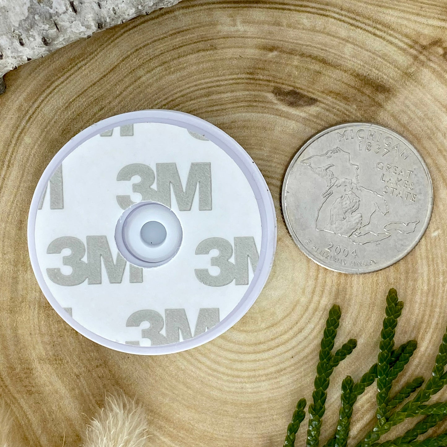 Petoskey Stone Popsocket Back View - Stone Treasures by the Lake