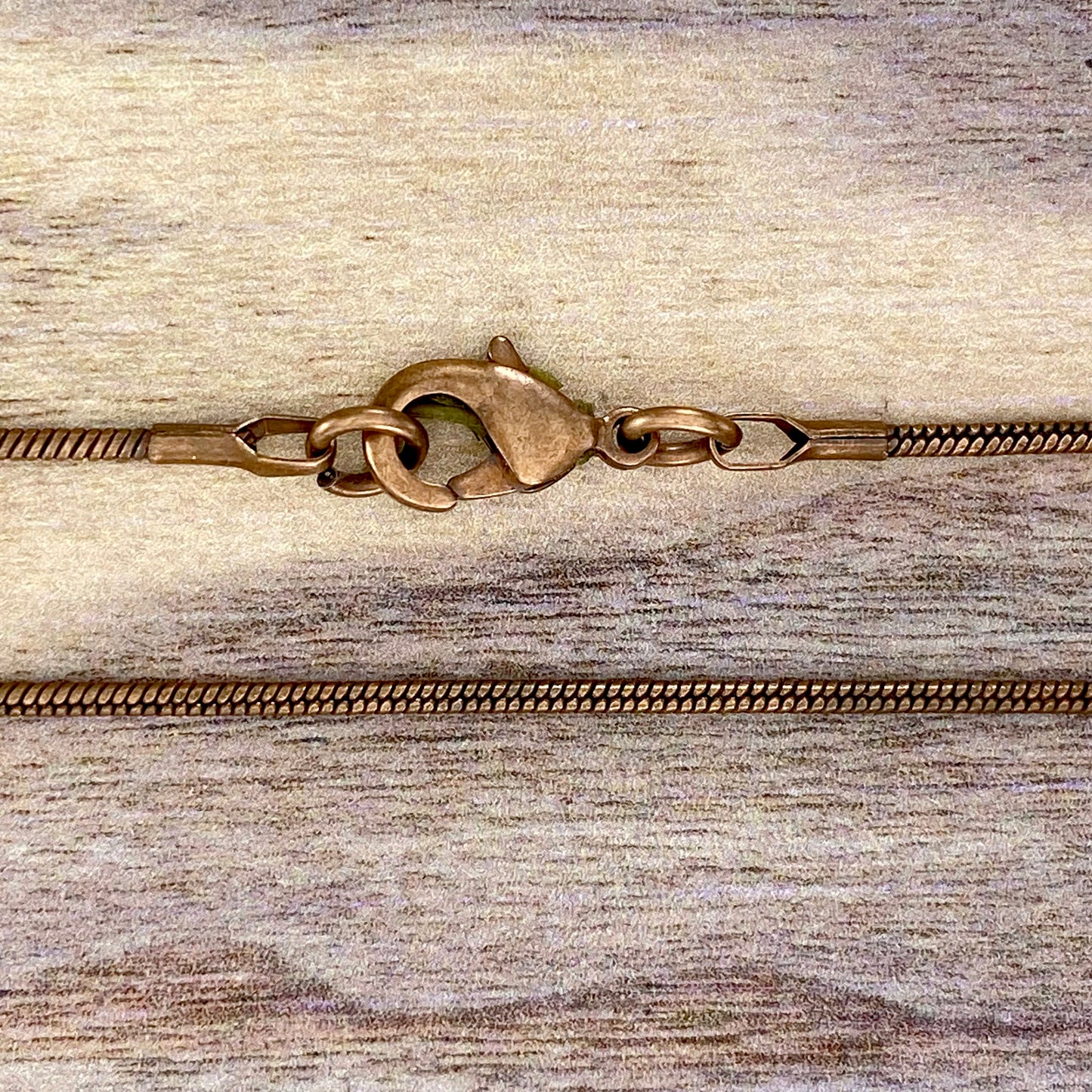 Antique Copper Snake Chains - Stone Treasures by the Lake