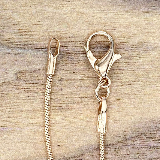 Rose Gold Colored Snake Chains