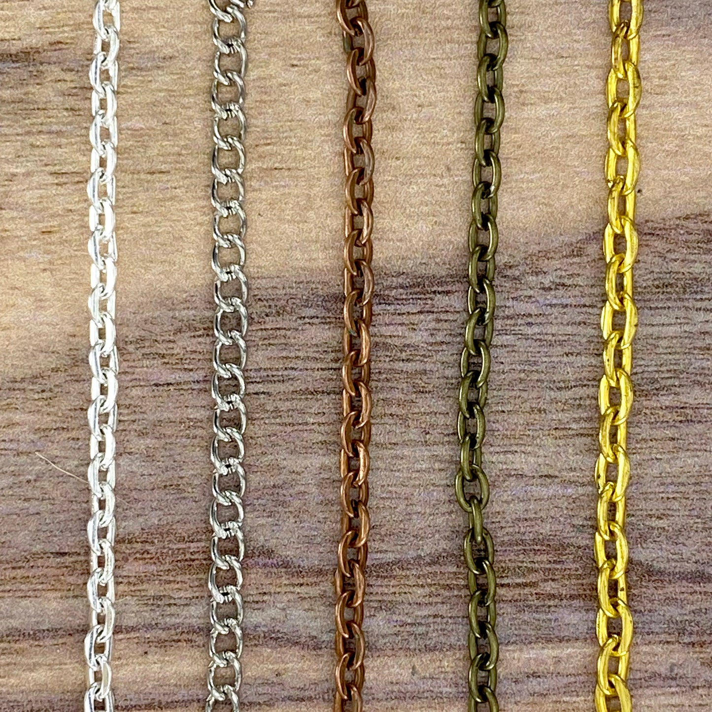 Base Metal Chains - Stone Treasures by the Lake