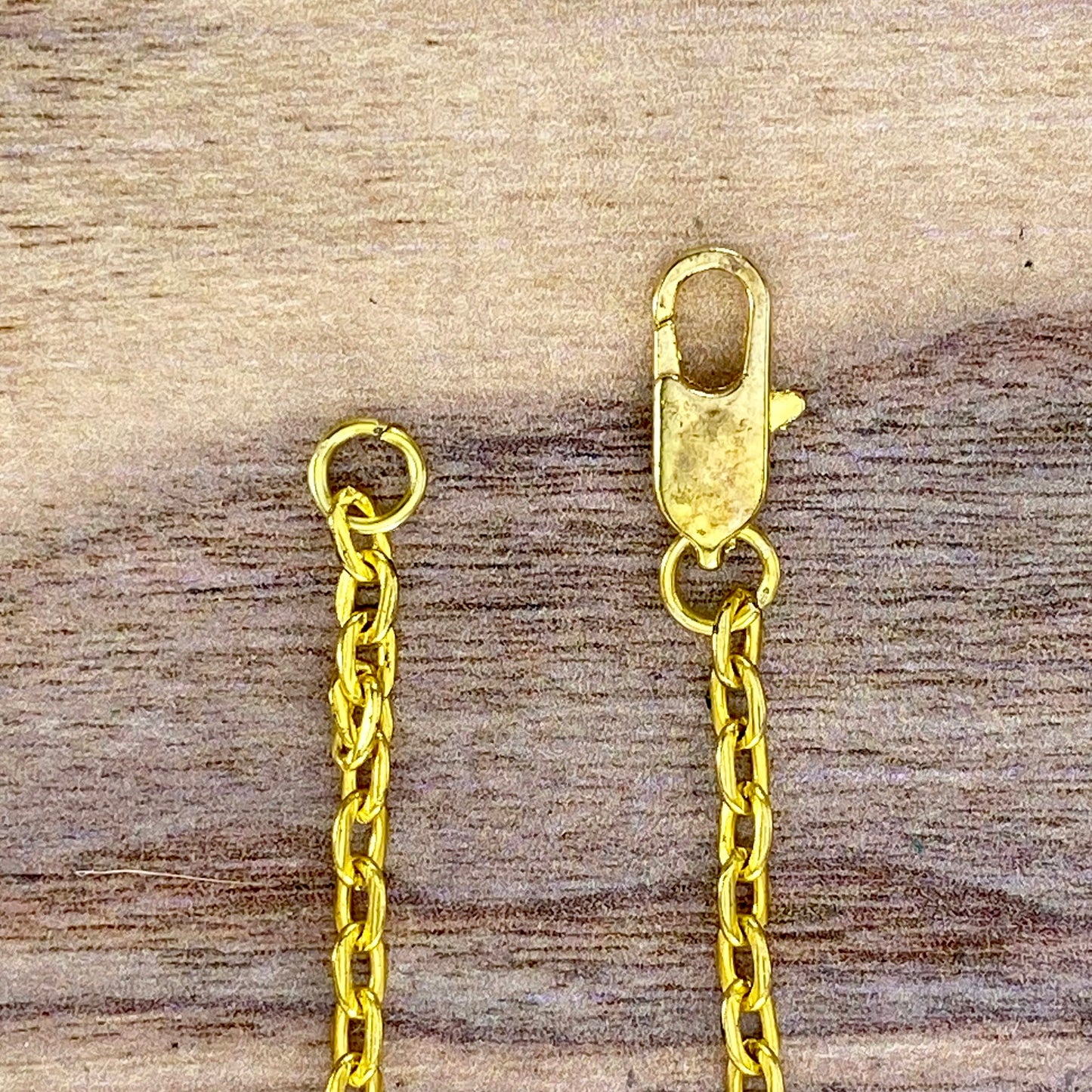 Base Metal Chains Gold - Stone Treasures by the Lake