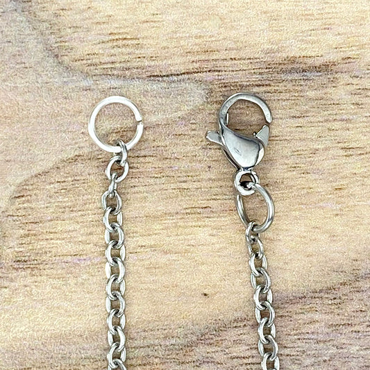 Antiqued Silver Base Metal Chains 2 - Stone Treasures by the Lake