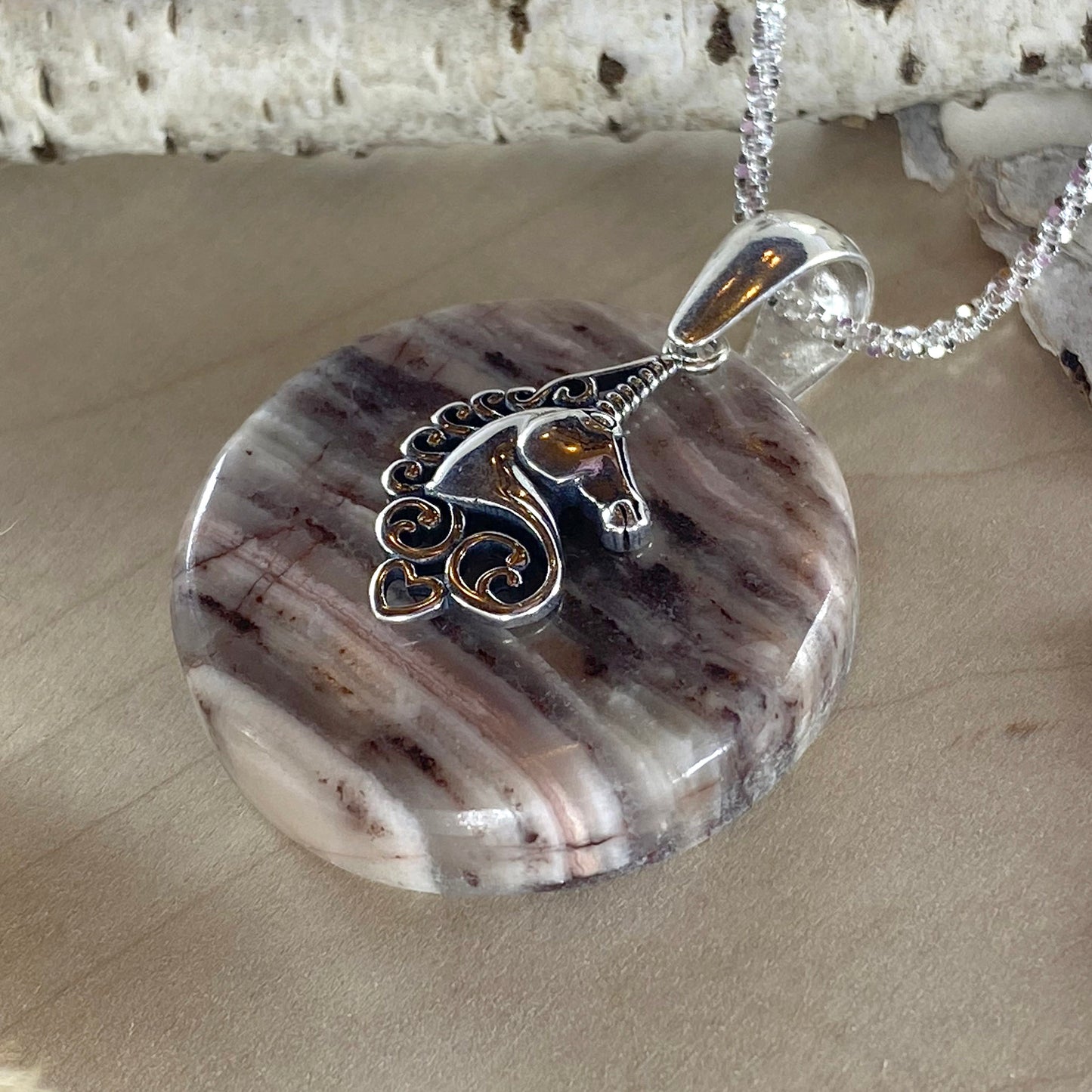 Kona Dolomite Pendant Necklace - Stone Treasures by the Lake