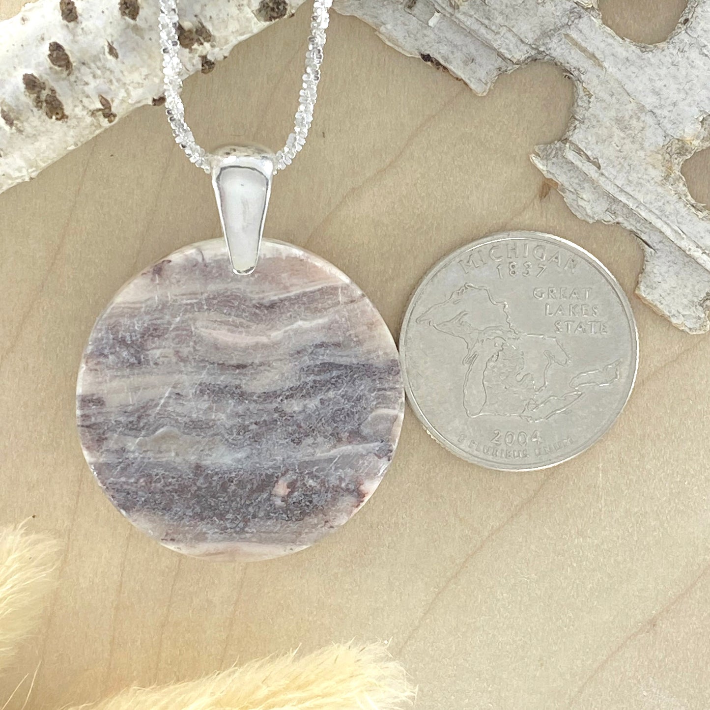 Kona Dolomite Pendant Necklace - Stone Treasures by the Lake