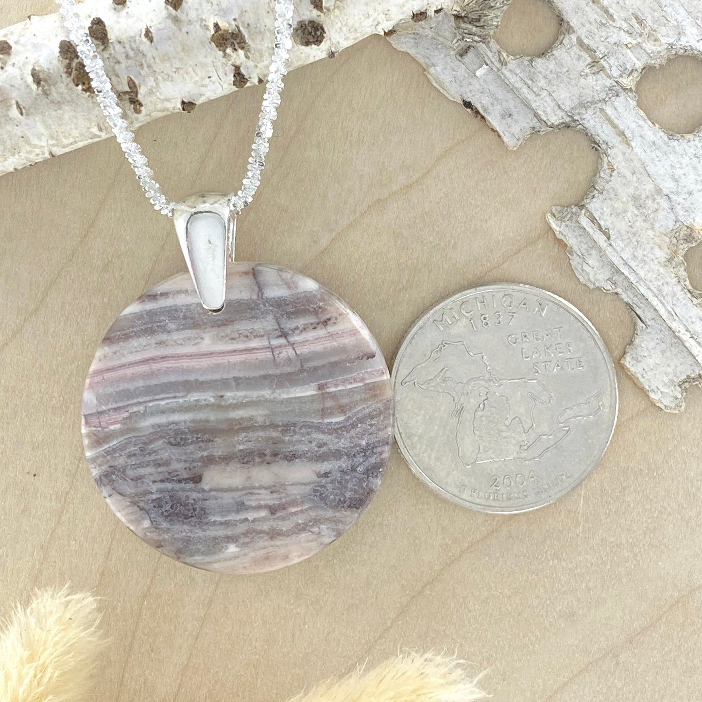 Kona Dolomite Pendant Necklace - Stone Treasures by the Lake