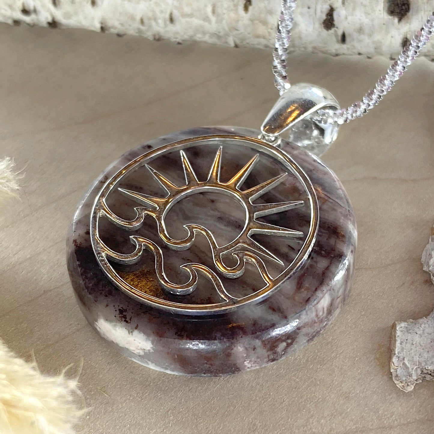 Kona Dolomite Pendant Necklace - Stone Treasures by the Lake
