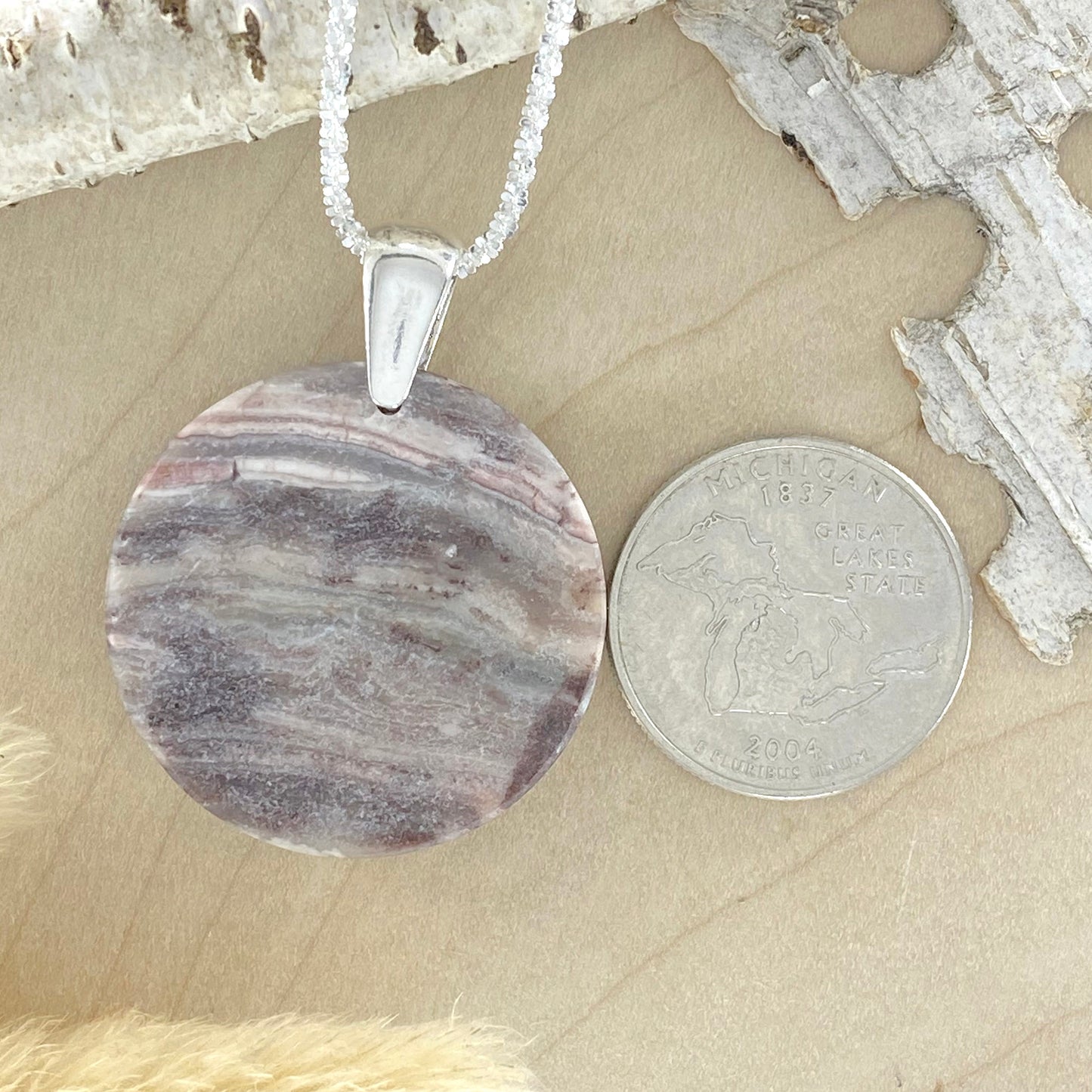 Kona Dolomite Pendant Necklace - Stone Treasures by the Lake
