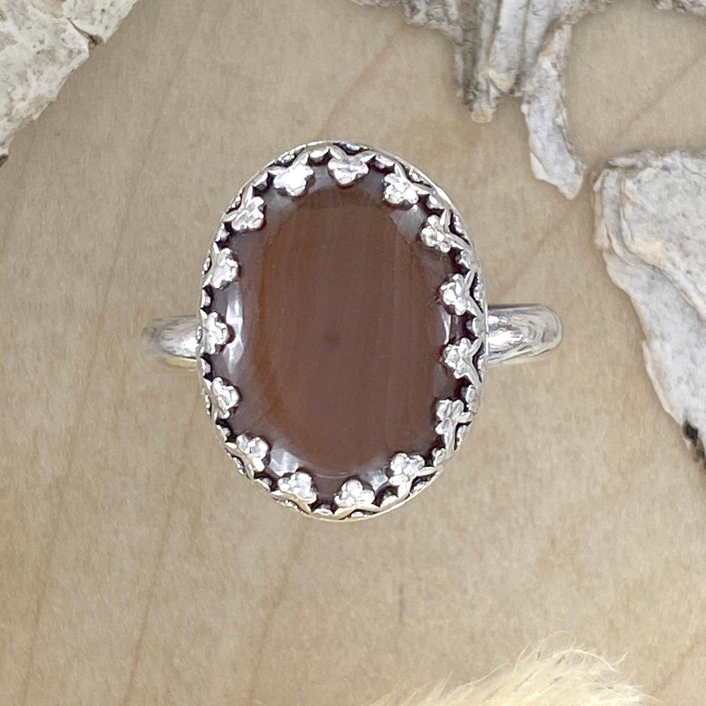 Lake Superior Agate Ring - Stone Treasures by the Lake