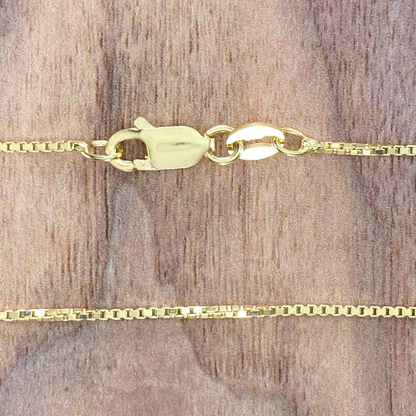 Gold-Plated Box Chain - Stone Treasures by the Lake