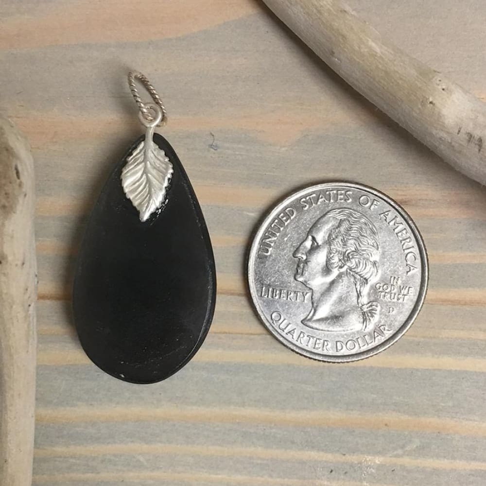 Aurora Borealis Obsidian Pendant - Stone Treasures by the Lake