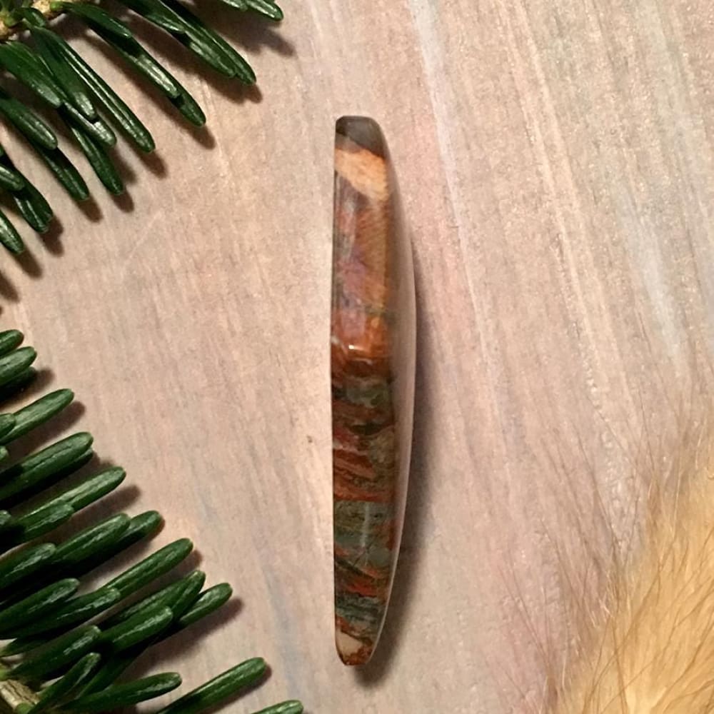 Brekian Jasper Cabochon - Stone Treasures by the Lake