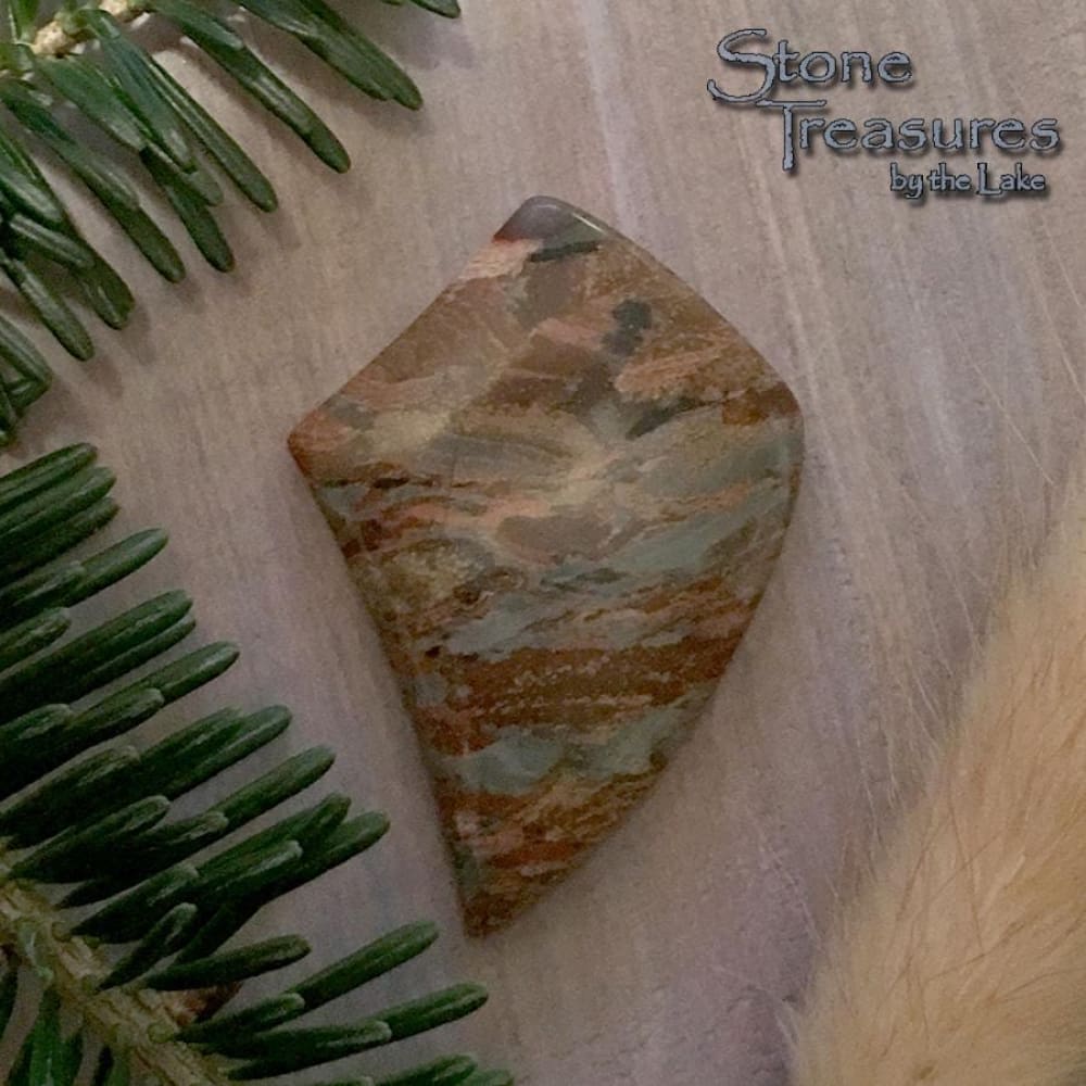 Brekian Jasper Cabochon - Stone Treasures by the Lake