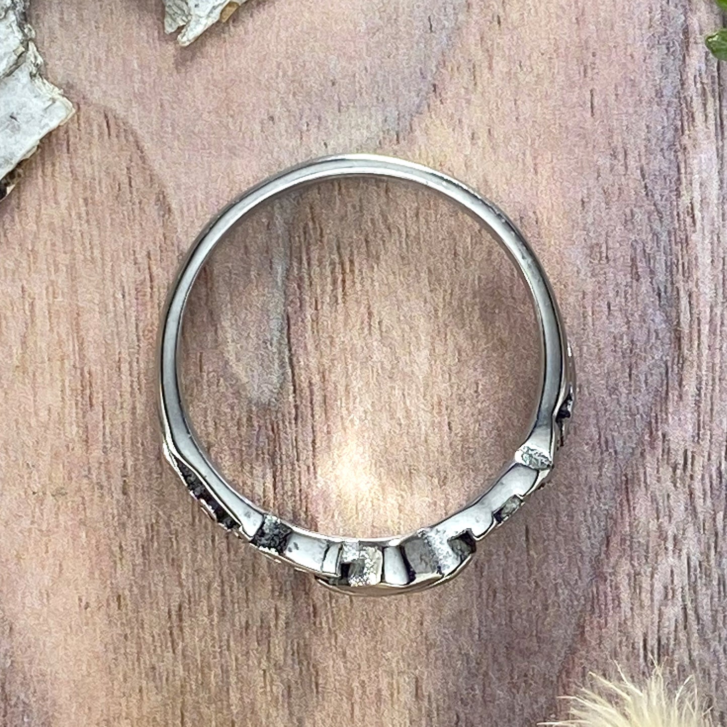 Celestial Mushroom Ring Top View - Stone Treasures by the Lake