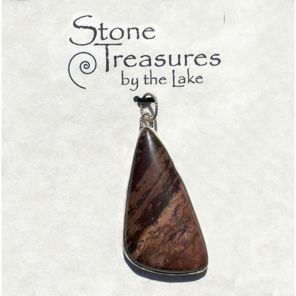 Jasper Stone Pendant - Stone Treasures by the Lake