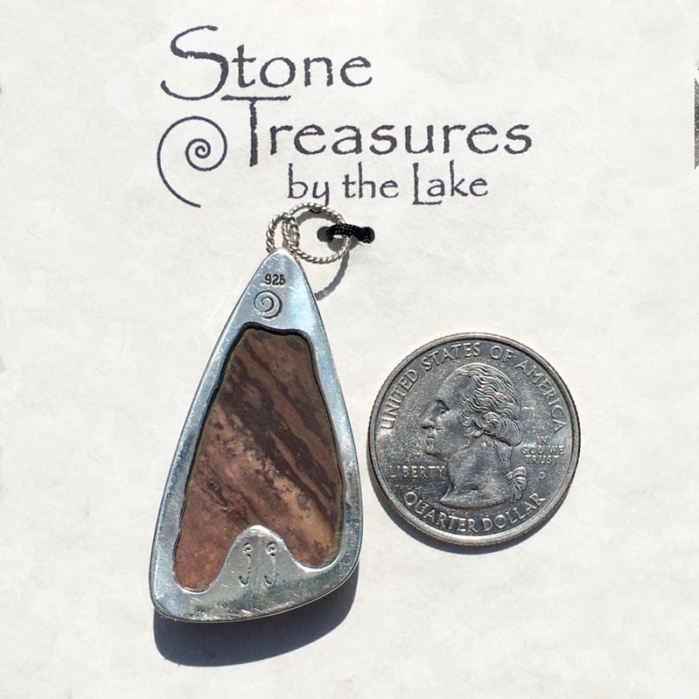 Jasper Stone Pendant - Stone Treasures by the Lake