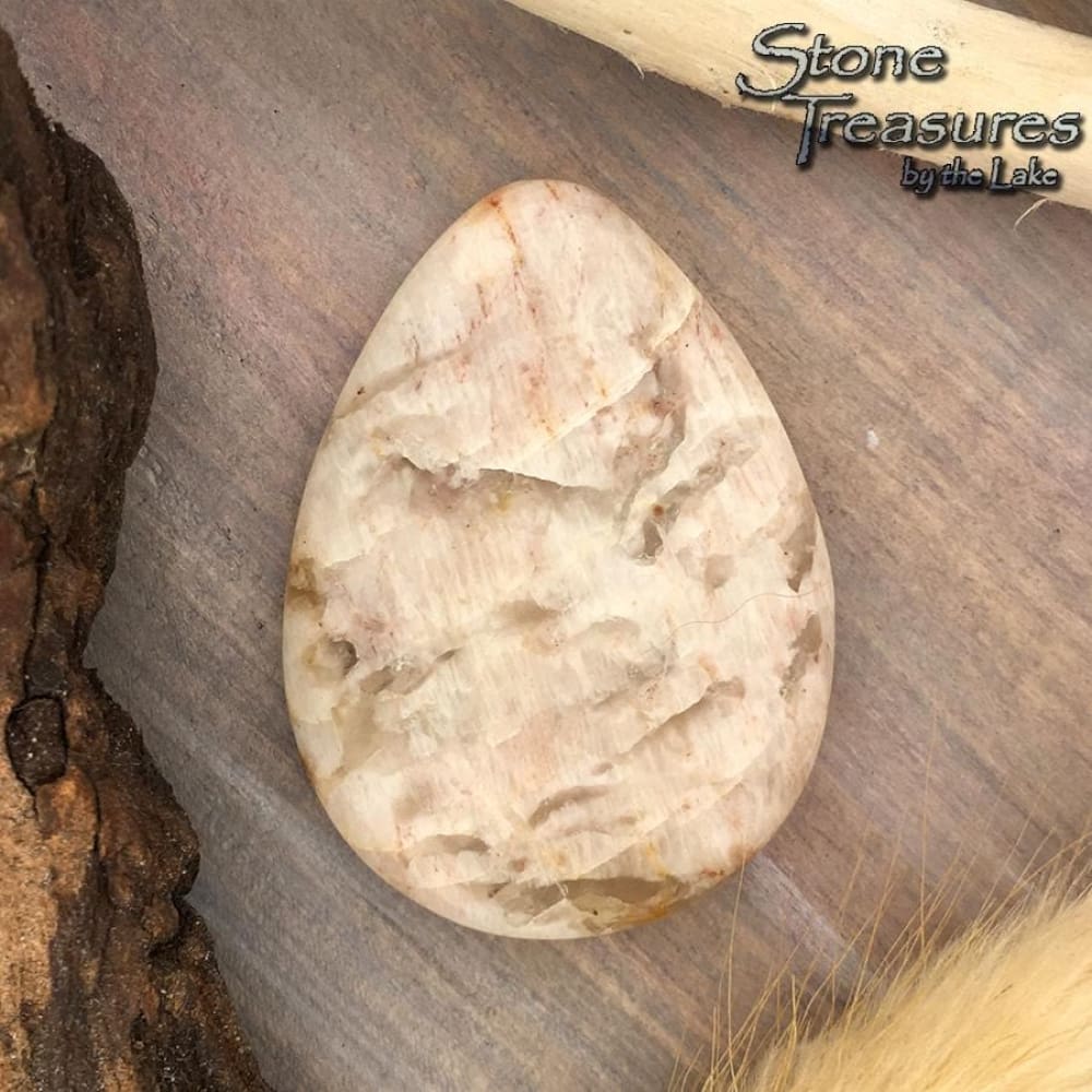 Lake Superior Feldspar Cabochon - Stone Treasures by the Lake