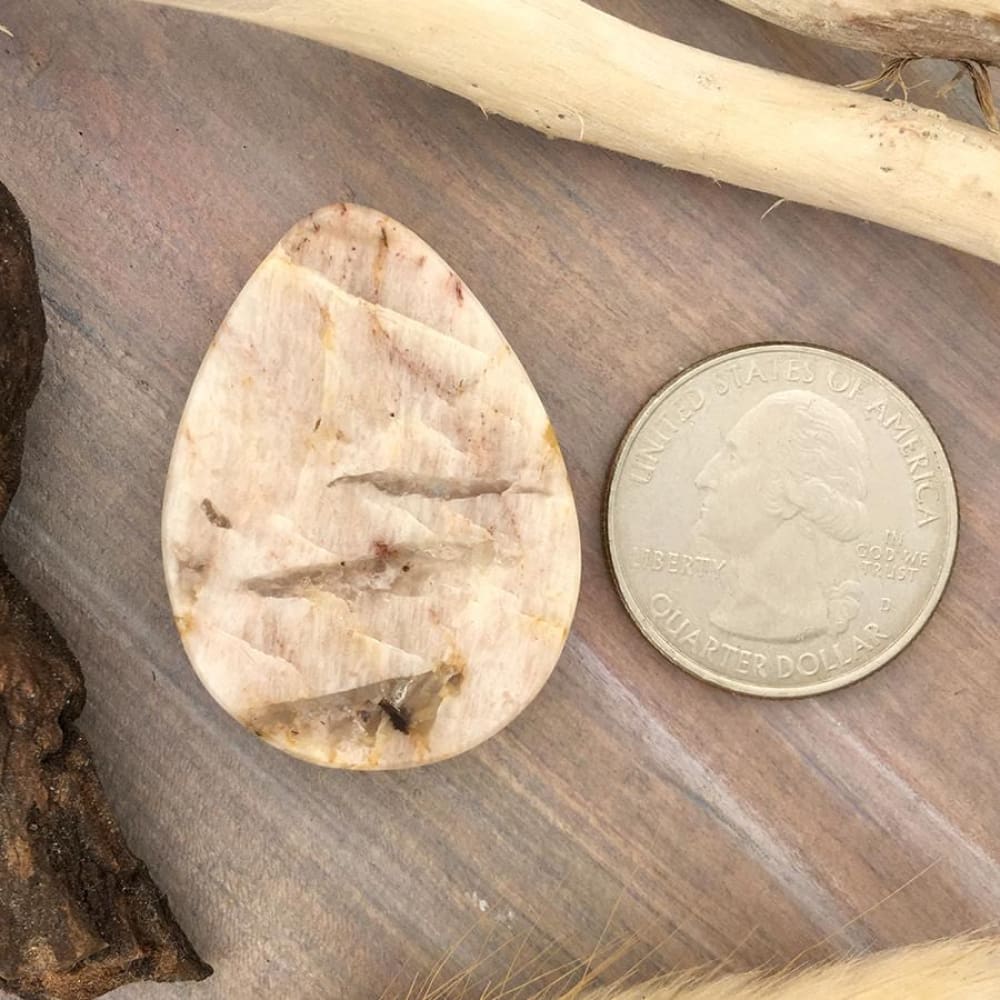 Lake Superior Feldspar Cabochon - Stone Treasures by the Lake