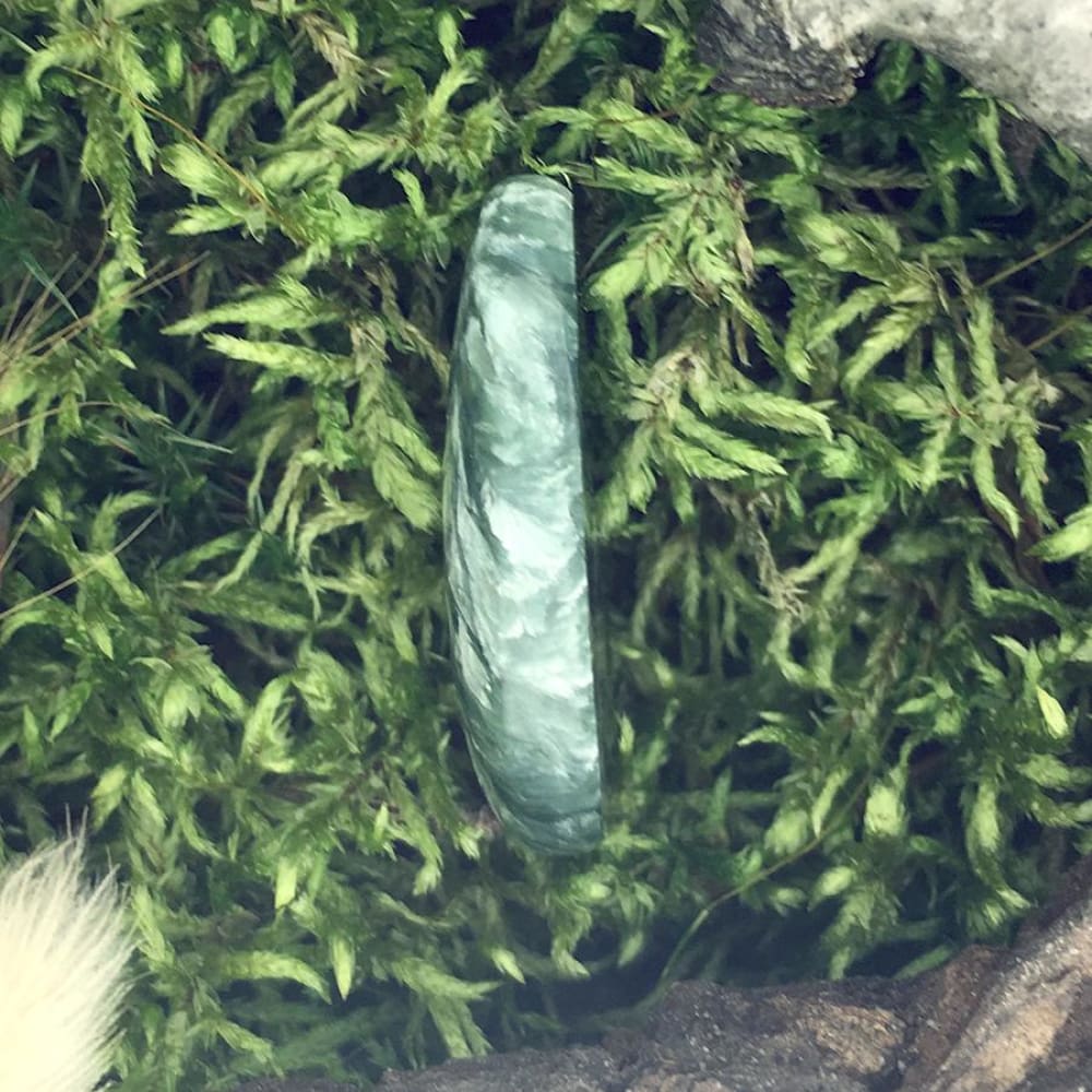 Russian Seraphinite Teardrop Cabochon - Stone Treasures by the Lake