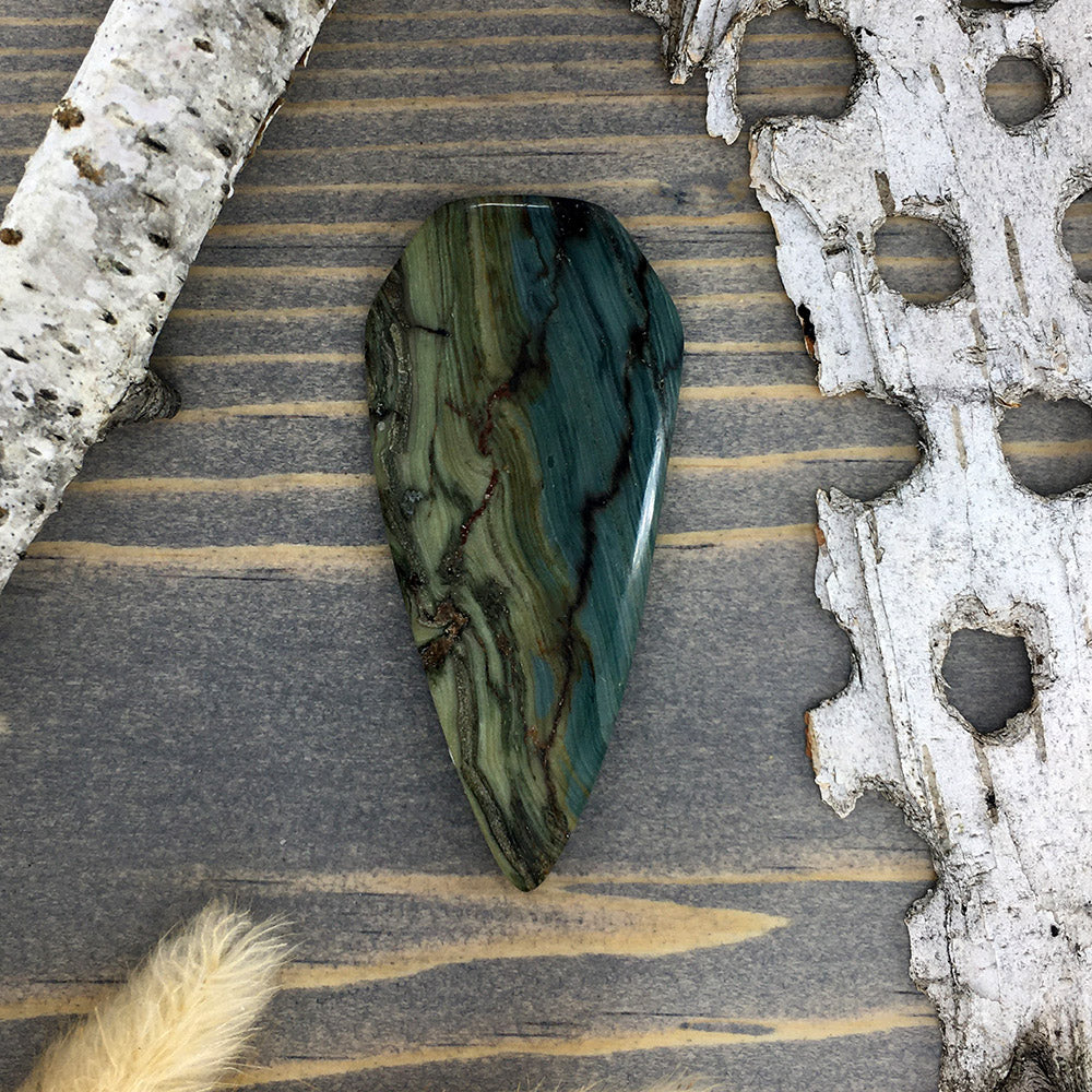 Gary Green Larsonite - Stone Treasures by the Lake