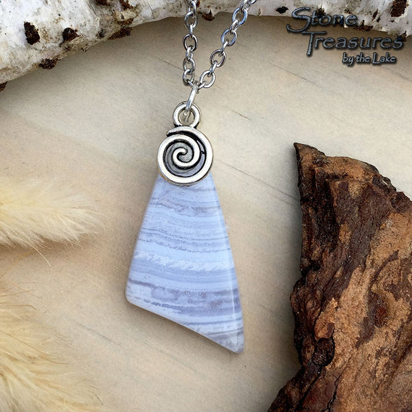 Blue Lace Agate - Stone Treasures by the Lake
