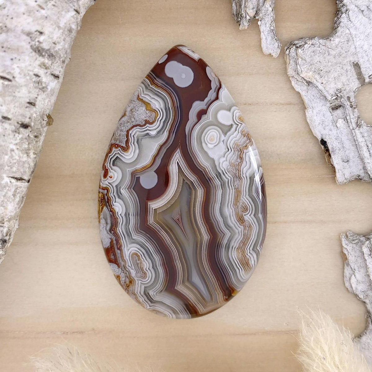 Laguna Lace Agate - Stone Treasures by the Lake