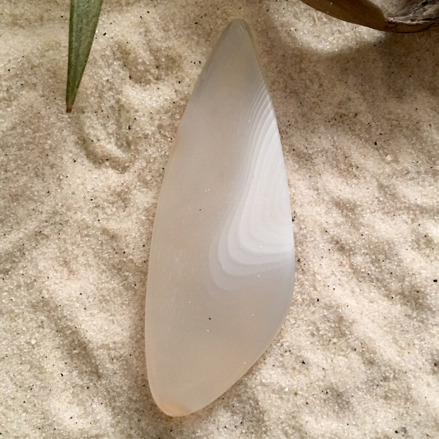 White Fortification Agate - Stone Treasures by the Lake