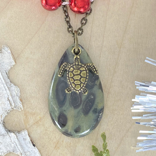 Pendant Necklaces - Stone Treasures by the Lake