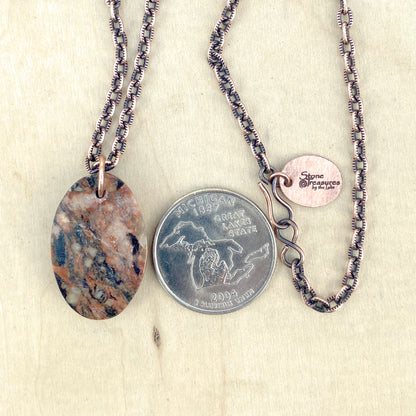 Granite Pendant Necklace - Stone Treasures by the Lake