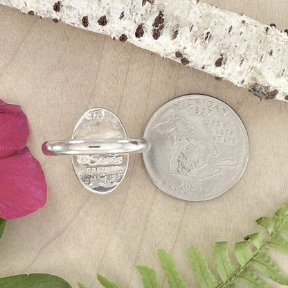 Petoskey Stone Ring - Stone Treasures by the Lake