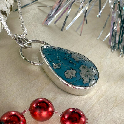 Leland Blue Pendant Necklace - Stone Treasures by the Lake