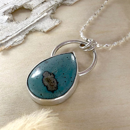 Leland Blue Pendant Necklace - Stone Treasures by the Lake