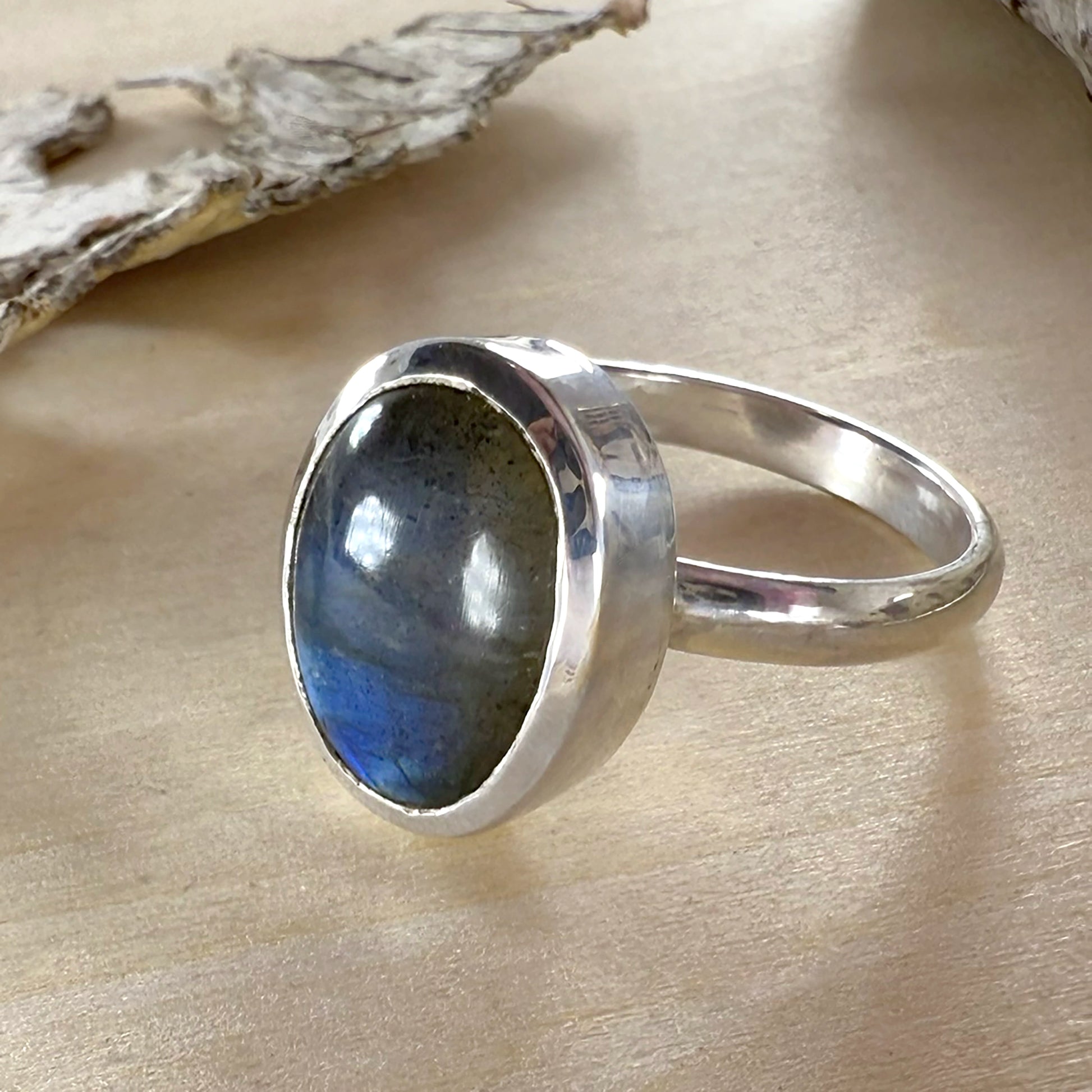 Labradorite Ring - Stone Treasures by the Lake