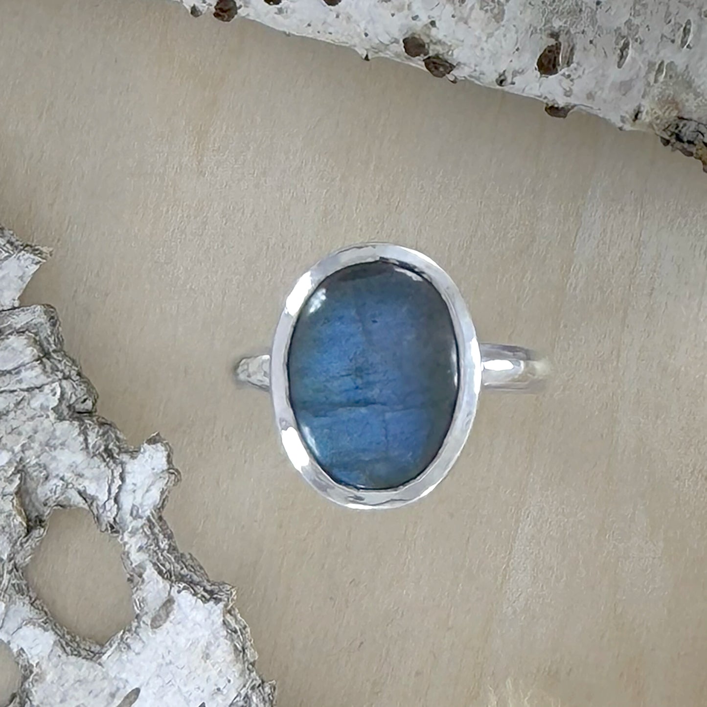 Labradorite Ring - Stone Treasures by the Lake