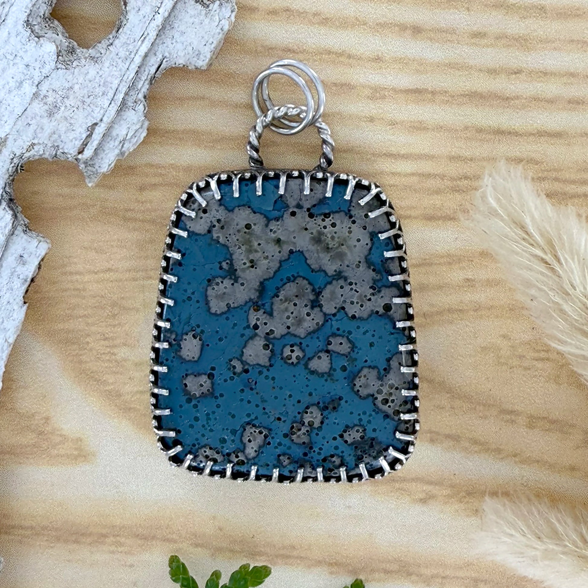 Leland Blue Pendant - Stone Treasures by the Lake