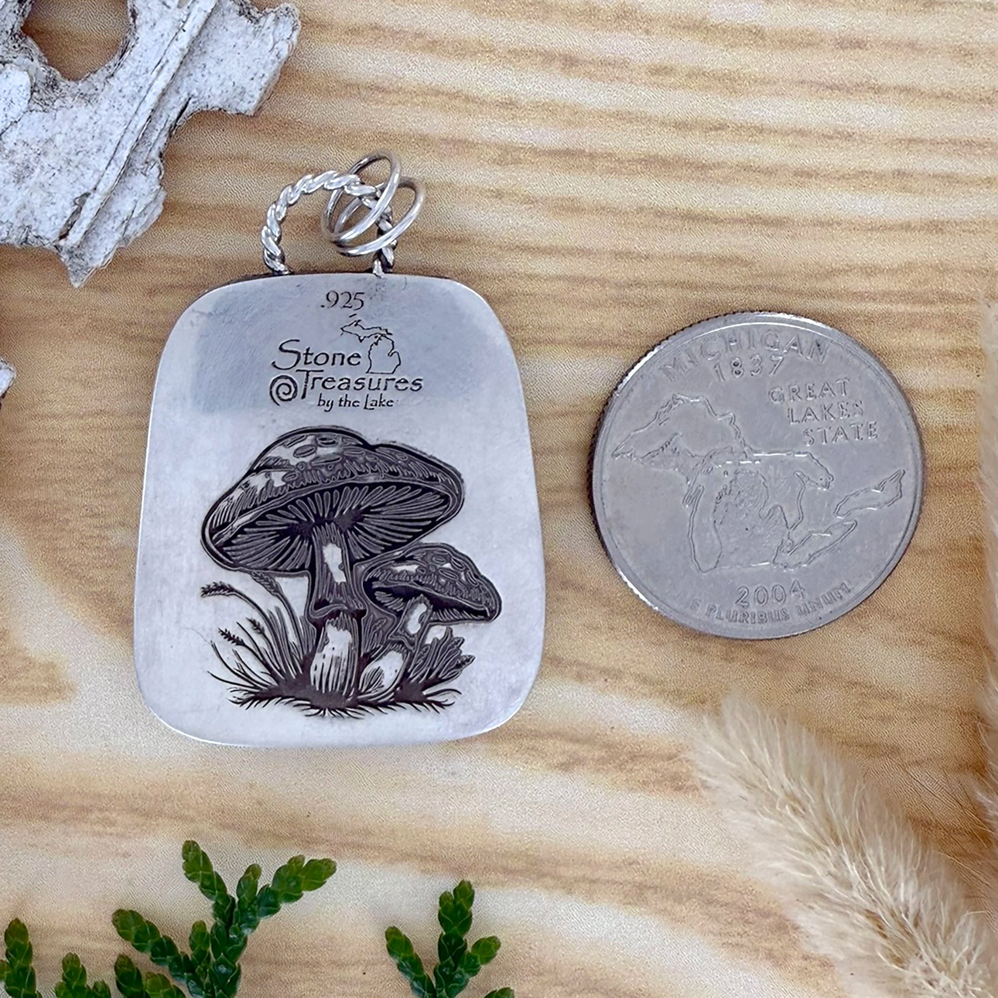 Leland Blue Pendant - Stone Treasures by the Lake